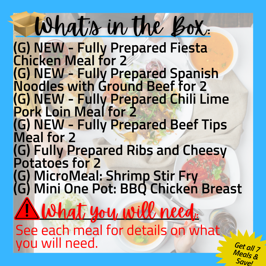 (G) All 7 Meals - Grab & Go Meals for 2