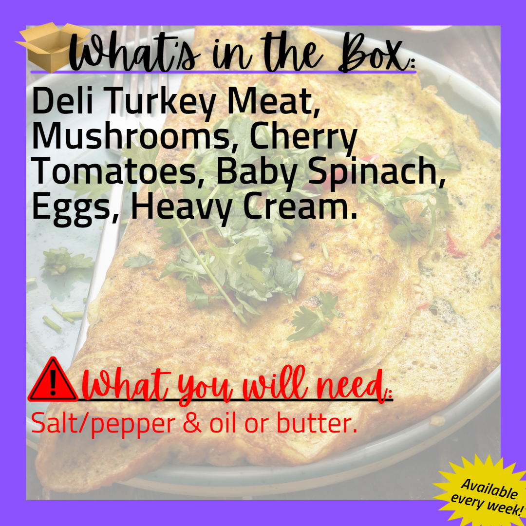 (B) Always Meal: Low Carb Cheese-Crusted Omelets