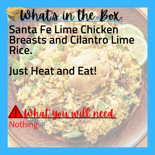 (G) Fully Prepared Santa Fe Lime Chicken for 2