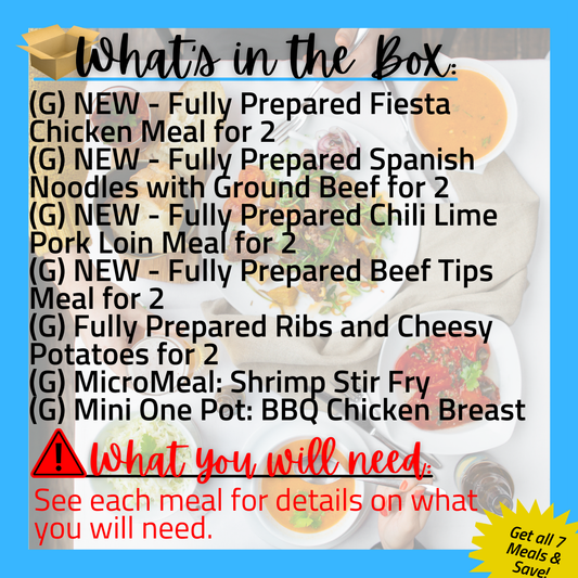 (G) All 7 Meals - Grab & Go Meals for 2
