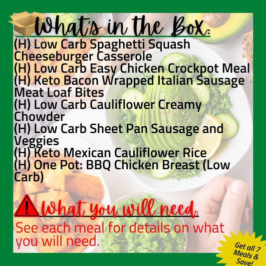 (H) All 7 Meals - Healthier Options