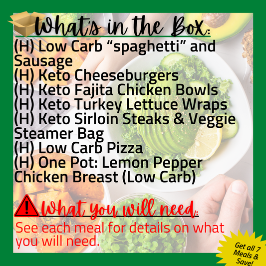(H) All 7 Meals - Healthier Options