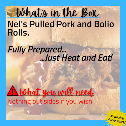 (G) Always Meal: Fully Prepared Nel's Pulled Pork for 2