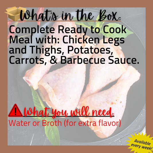 (T) Always Meal: Traditional BBQ Chicken Legs One Pot