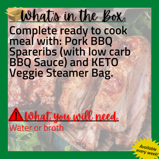(H) Always Meal: Low Carb BBQ Spareribs With Veggies One Pot