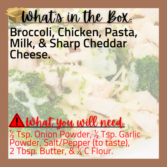(T) Cheesy Chicken Broccoli Shells