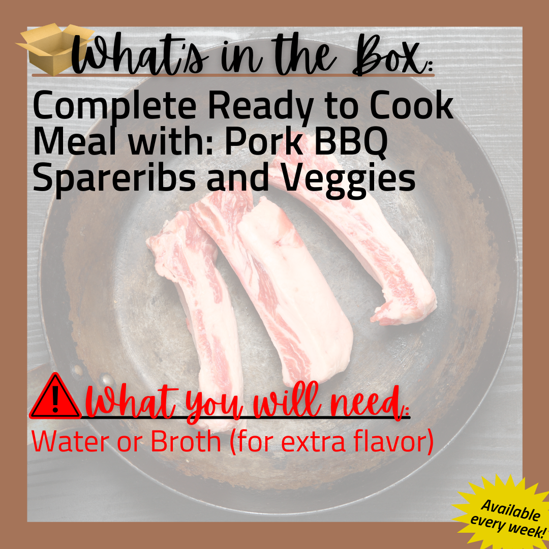 (T) Always Meal: Traditional BBQ Spareribs With Veggies One Pot