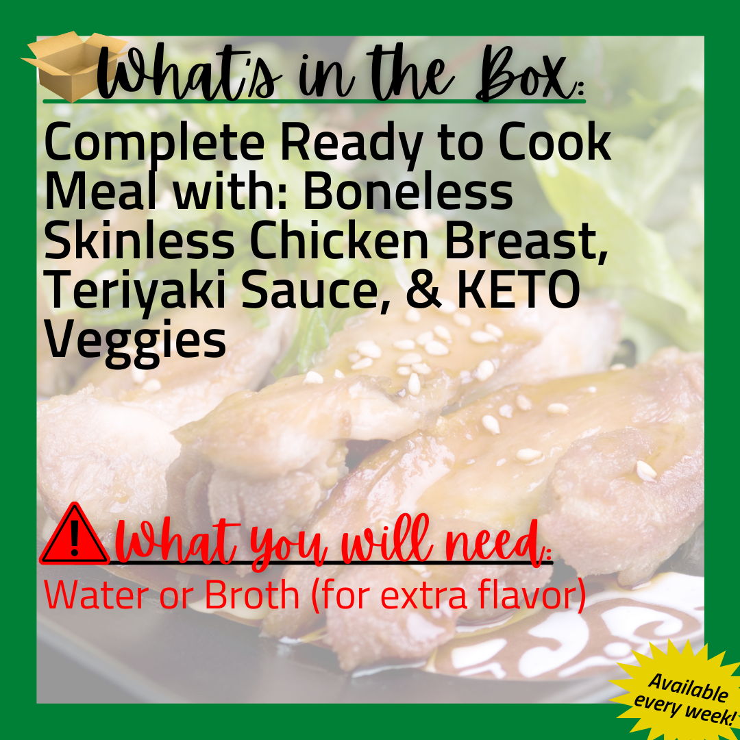 (H) Always Meal: Low Carb Chicken Breast Teriyaki One Pot