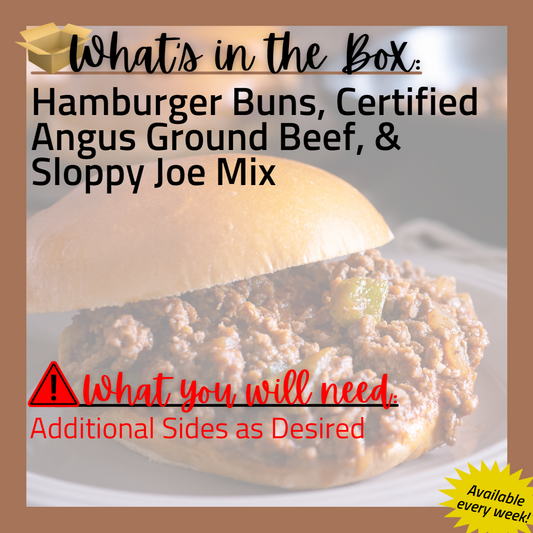 (T) Always Meal: Sloppy Joes