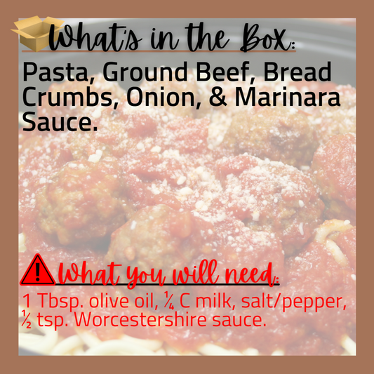 (T) Spaghetti & Handmade Meatballs