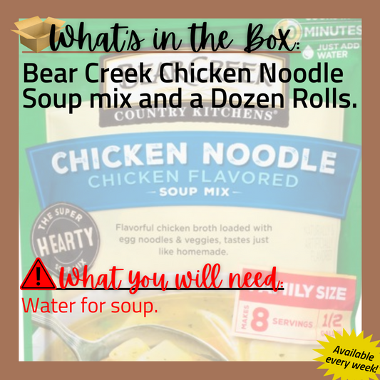 (T) Always Meal: Bear Creek Chicken Noodle Soup