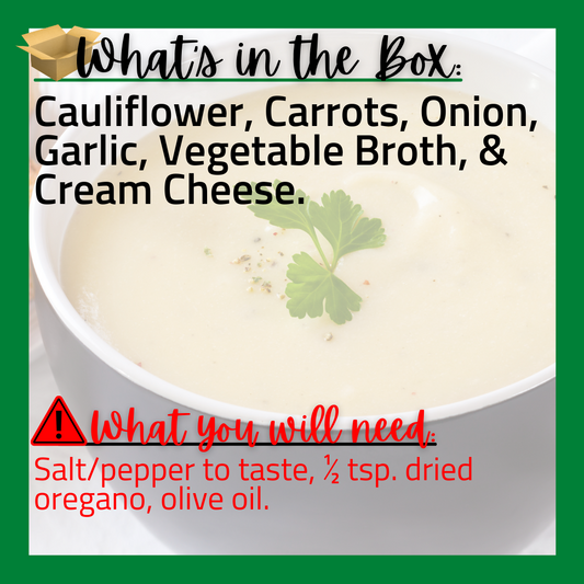 (H) Low Carb Cauliflower Creamy Chowder