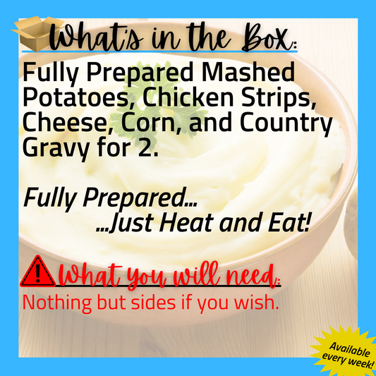 (G) Always Meal: Fully Prepared Mashed Potato Bowls for 2