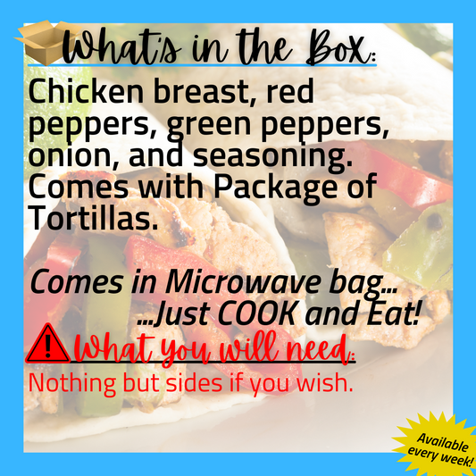 (G) Always Meal: Chicken Fajitas for 2 Micro Meal