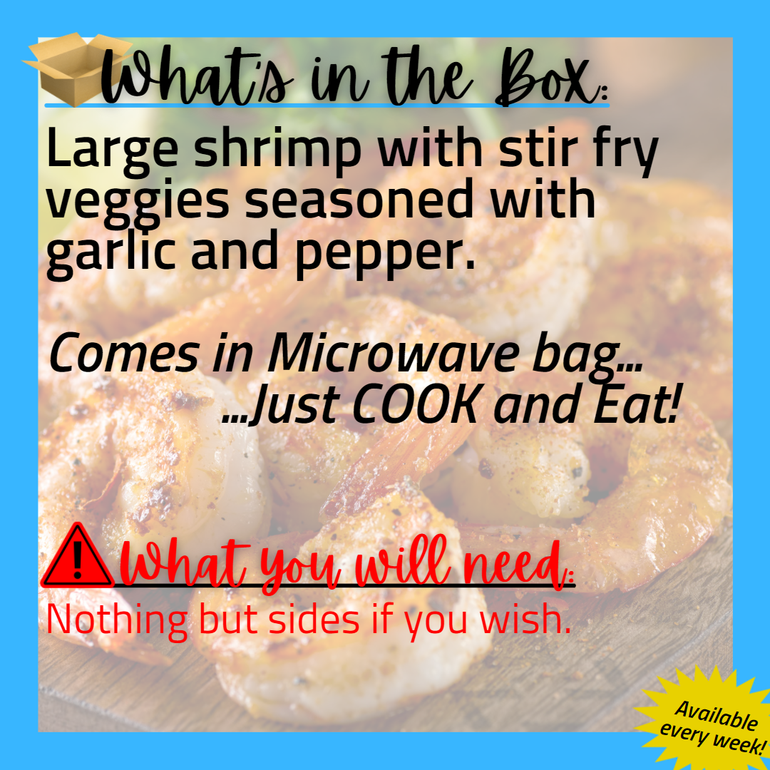 (G) Always Meal: Shrimp Stir Fry for 2 Micro Meal